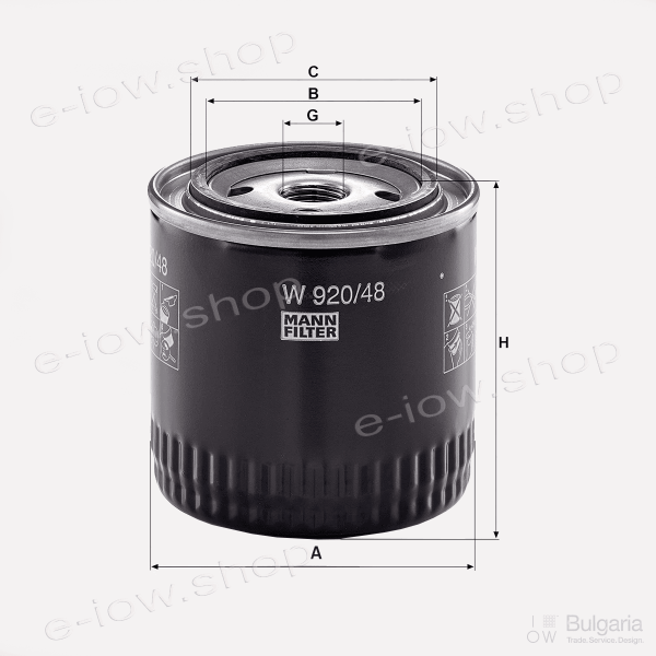 W 920/48 OIL FILTER
