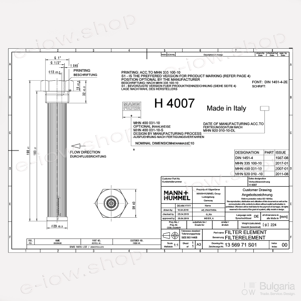 H 4007