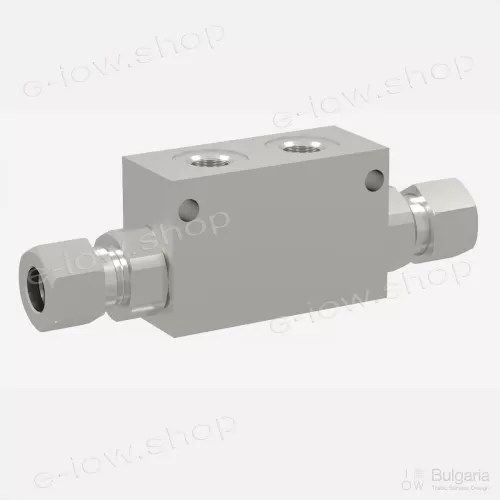 VBPDA0800 / DOUBLE ACTING PILOT CHECK VALVE G1/2 - 0,5 bar