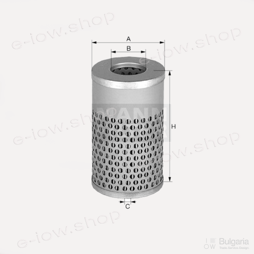 Hydraulic filter H 617 N