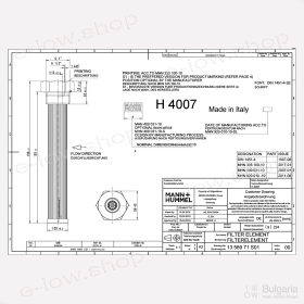 Oil Filter H 4007