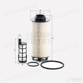 Fuel filter PU 8010/1-2 X 